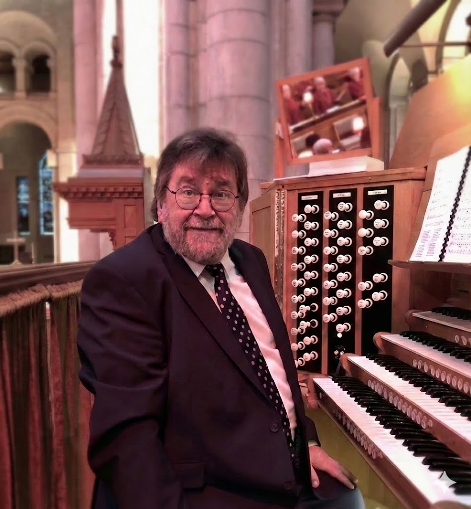 Stephen Hamill at the organ